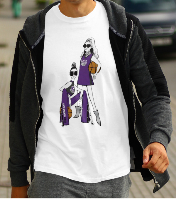 Sacramento Kings G-III 4Her Basketball Girls Fashion T-Shirt