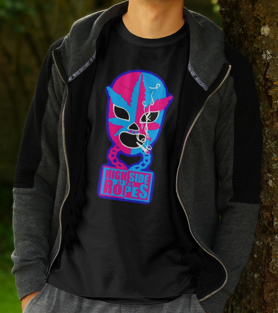 High Side Of The Ropes Karnival Of Kush Mask Smoke Chain T-Shirt