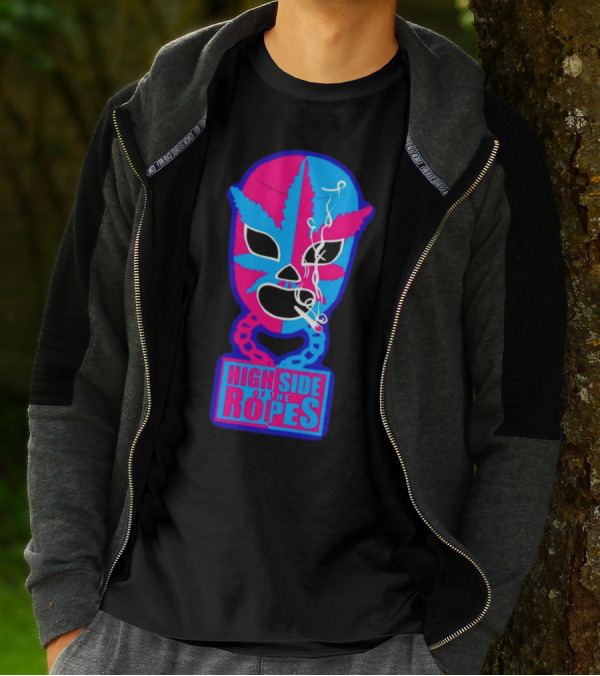 High Side Of The Ropes Karnival Of Kush Mask Smoke Chain T-Shirt