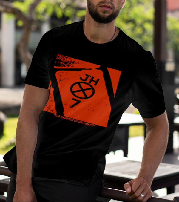 Jackson Holliday JH7 The Happiest Of Hollidays Baltimore Orioles EUTAW St T-Shirt