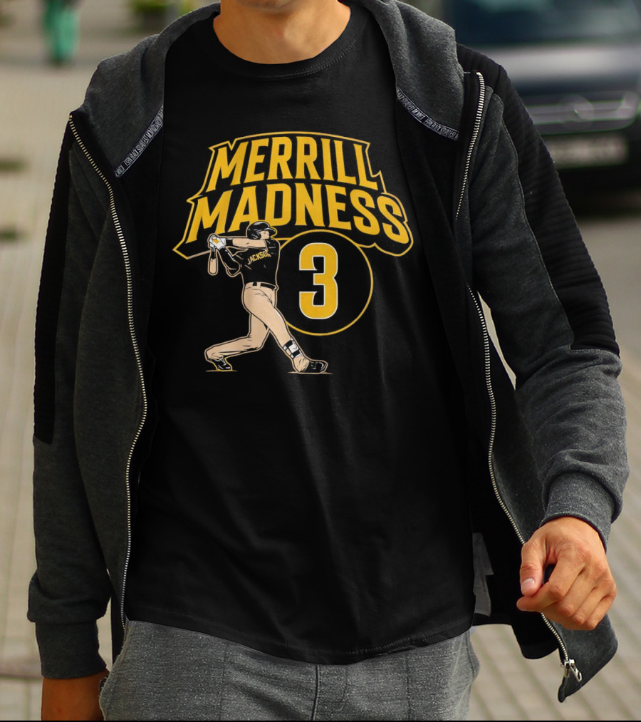 Merrill Madness 3 Jackson San Diego Padres T-Shirt