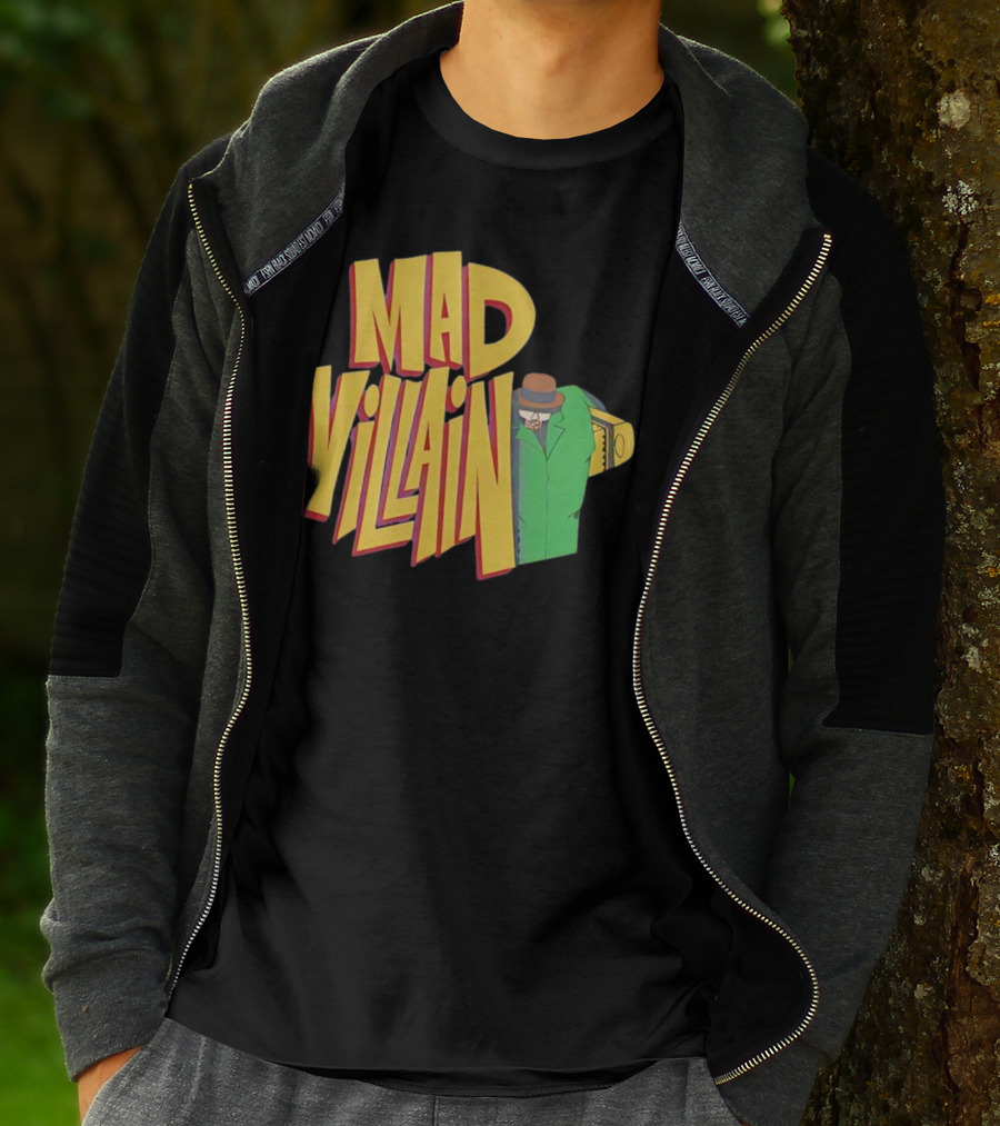 Mad Villain Lurk Mystery Figure In Green Trench Coat And Hat T-Shirt