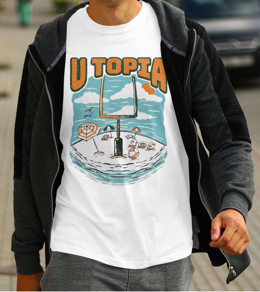 Miami Hurricanes U Topia 305 Beach Paradise T-Shirt