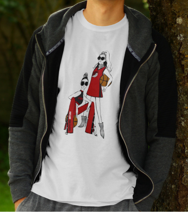 Portland Trail Blazers Rip City Basketball G-III 4Her Girls Fitted T-Shirt