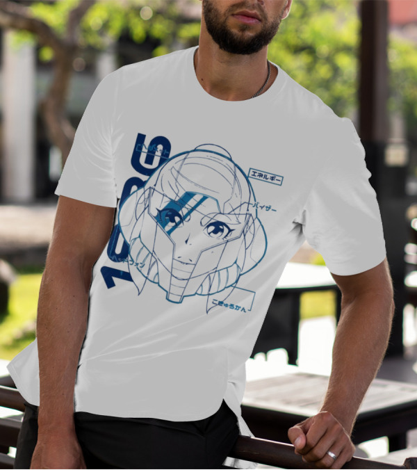 Samus Aran Metroid Heroine 1986 Visor Energy Icon Japanese T-Shirt