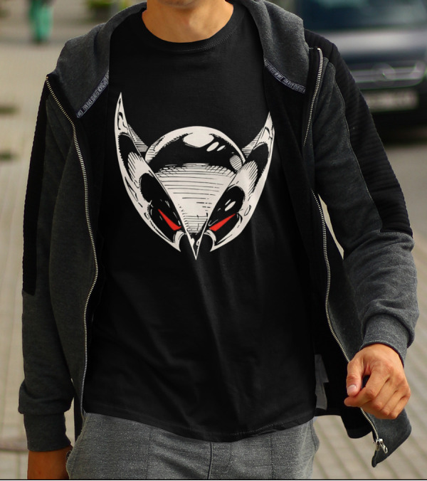 Shadowhawk Comic Mask T-Shirt