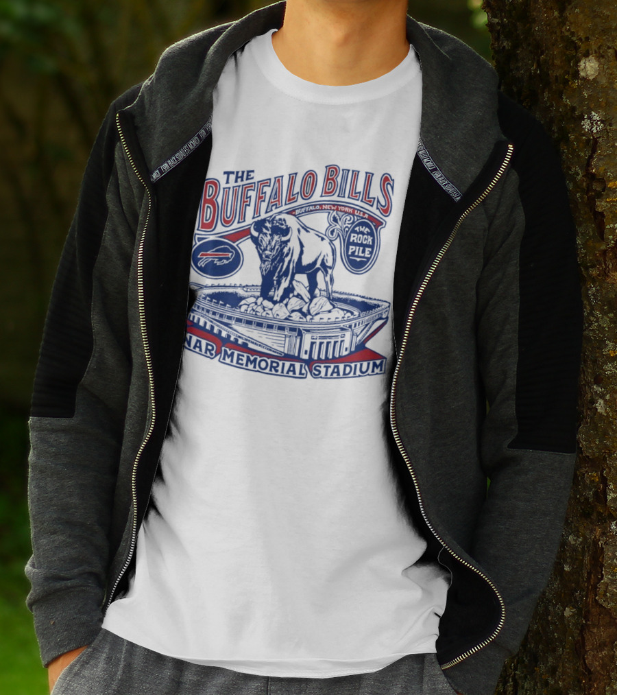 The Buffalo Bills War Memorial Stadium Rockpile New York NFL Iconic Buffalo T-Shirt