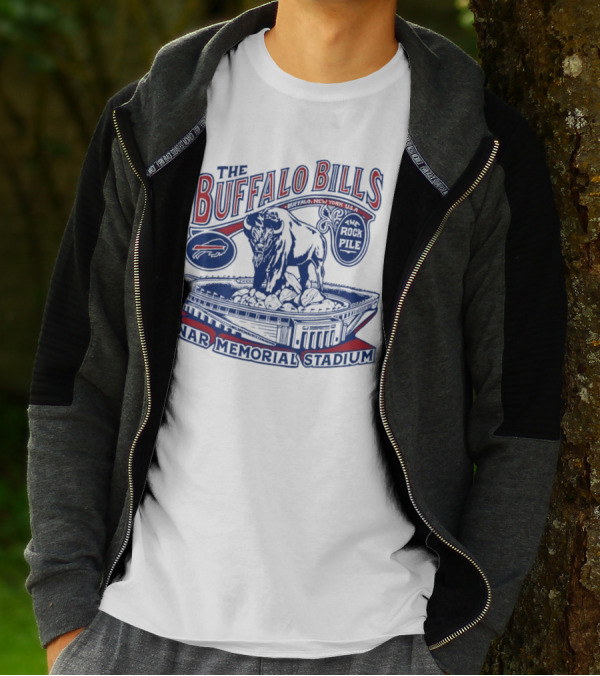 The Buffalo Bills War Memorial Stadium Rockpile New York NFL Iconic Buffalo T-Shirt