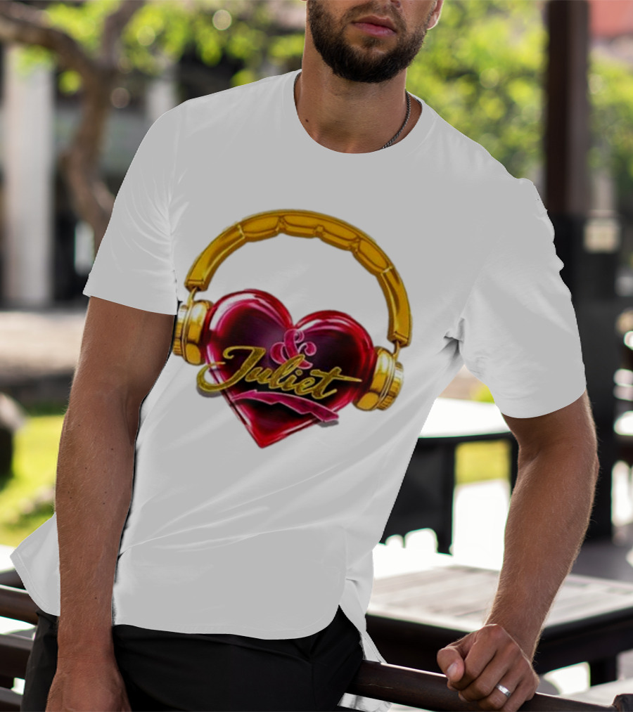 Broadway Juliet Heart Headphones T-Shirt