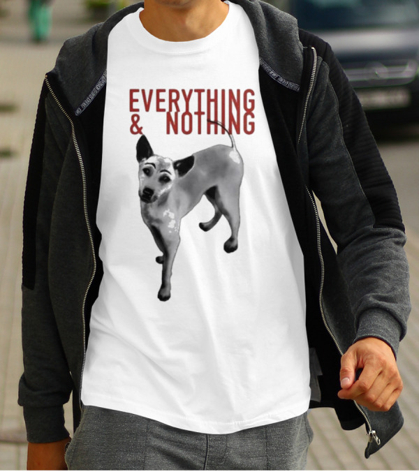 David Sylvian Everything And Nothing Dog Image Everything And Nothing T-Shirt
