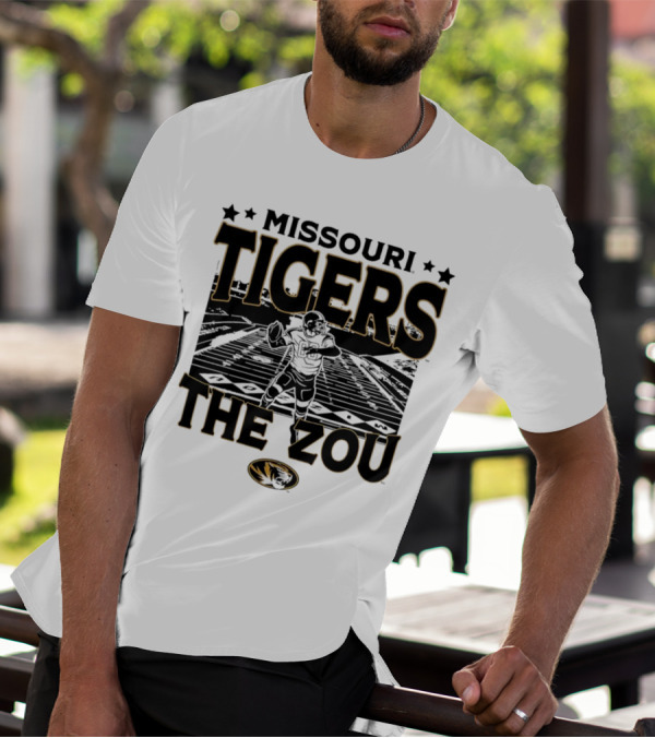 Missouri Tigers The Zou Football Gameday Couture T-Shirt