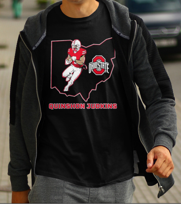 QUINSHON JUDKINS OHIO STATE BUCKEYES RUNNING BACK STAR T-Shirt