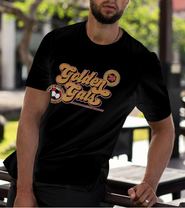 USWNTPA Golden Gals 24 Soccer USA T-Shirt