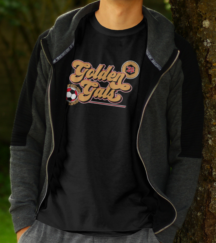 USWNTPA Golden Gals 24 Soccer USA T-Shirt