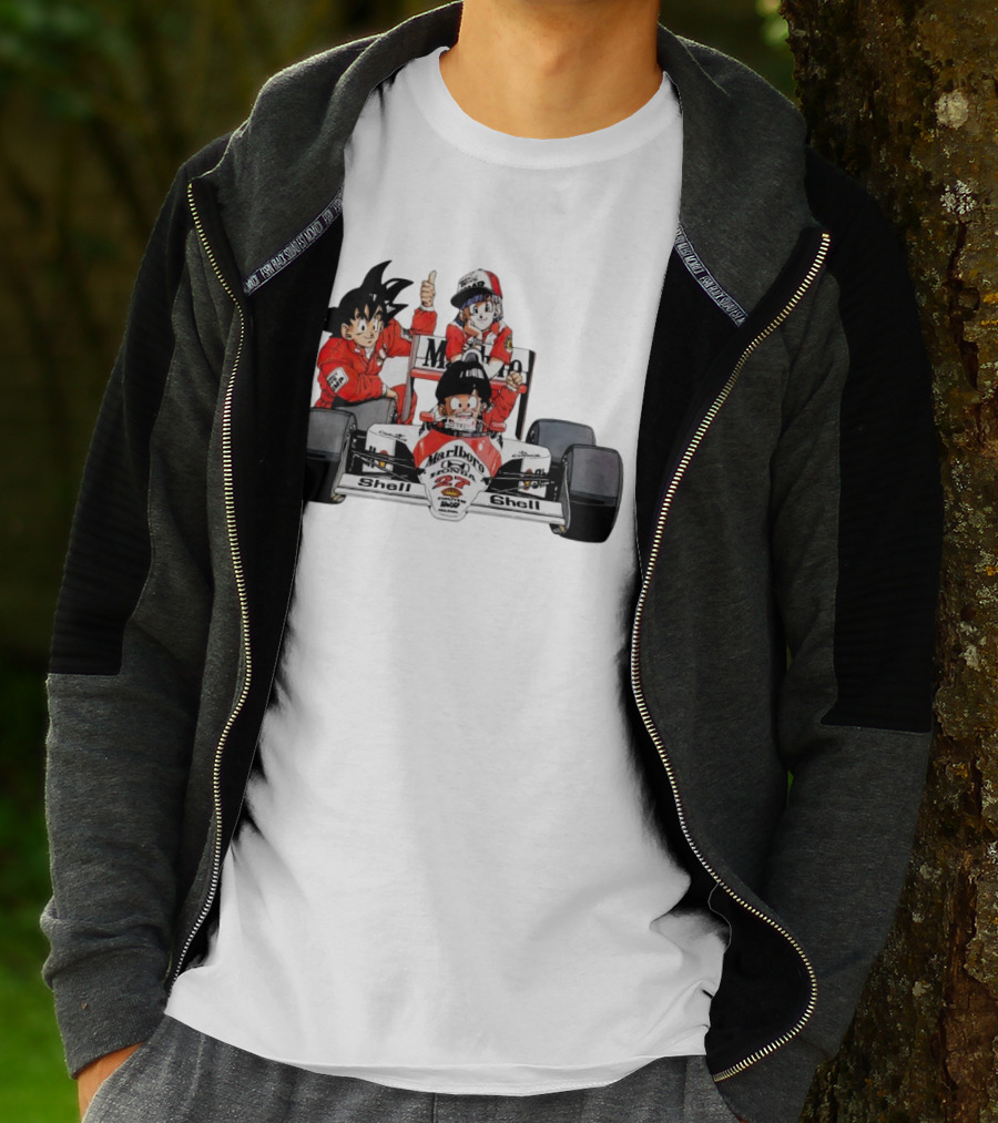 Dragon Ball Marlboro Shell 27 Racing Car Legends T-Shirt