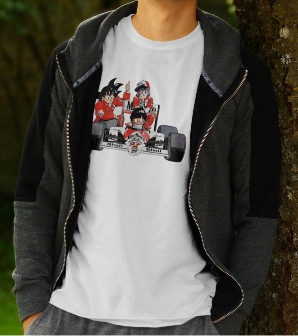 Dragon Ball Marlboro Shell 27 Racing Car Legends T-Shirt