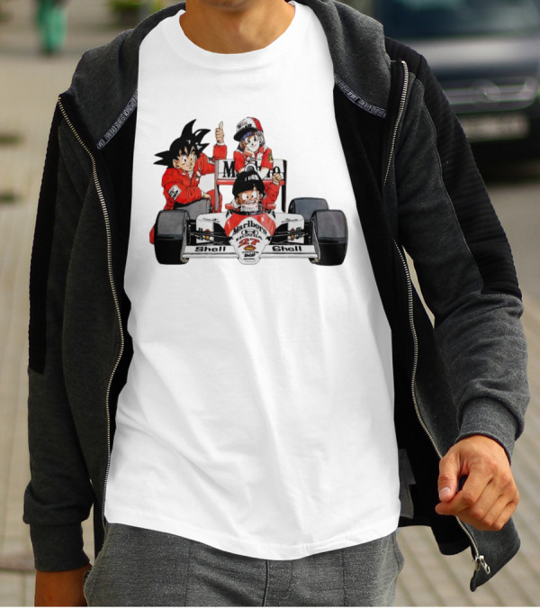 Dragon Ball Marlboro Shell 27 Racing Car Legends T-Shirt