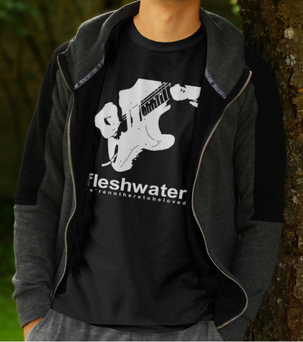 Fleshwater We're Not Here To Be Loved Guitar T-Shirt