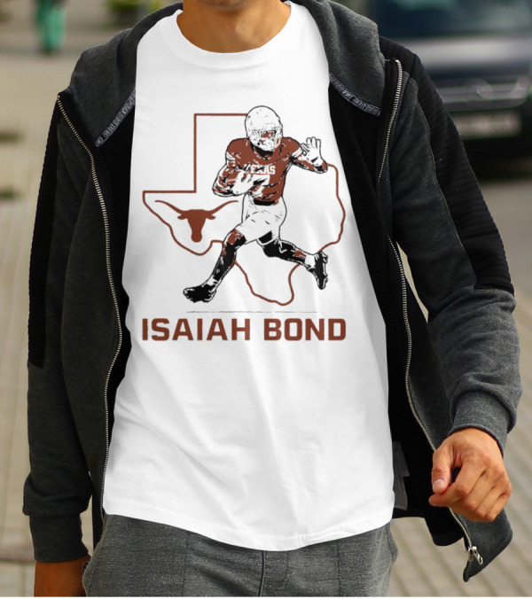 Isaiah Bond Texas Longhorns Football Running Back Star T-Shirt