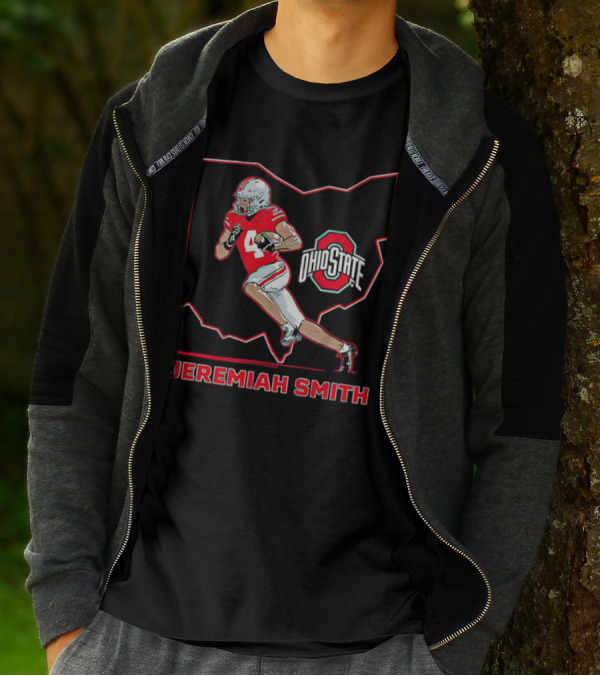 Jeremiah Smith Ohio State Buckeyes Football Ohio Star T-Shirt
