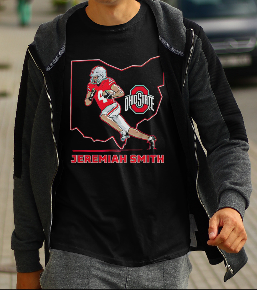 Jeremiah Smith Ohio State Buckeyes Football Ohio Star T-Shirt