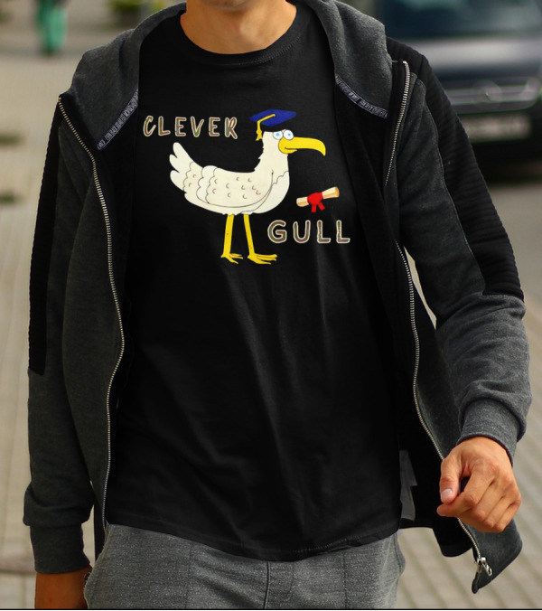 Clever Gull Graduation Humor Supersoft T-Shirt