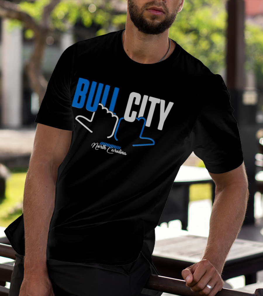 Durham North Carolina Bull City Hands T-Shirt