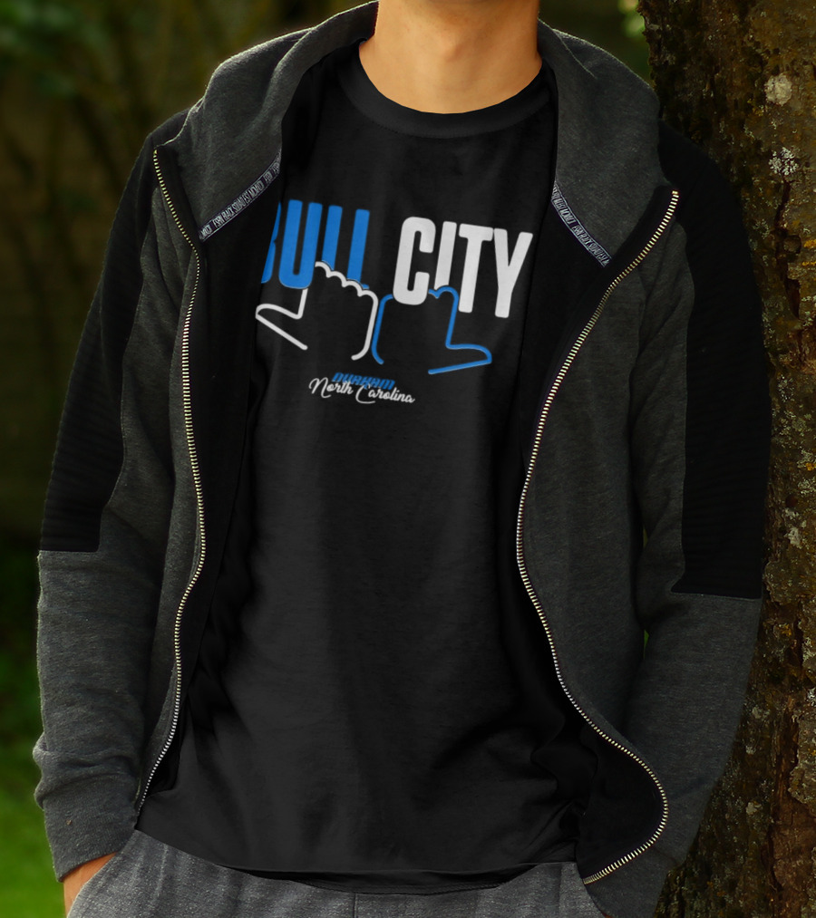 Durham North Carolina Bull City Hands T-Shirt
