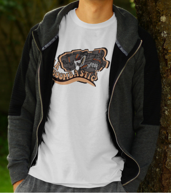 MR BOOMBASTIC Robot Design With Futuristic Mech Elements T-Shirt