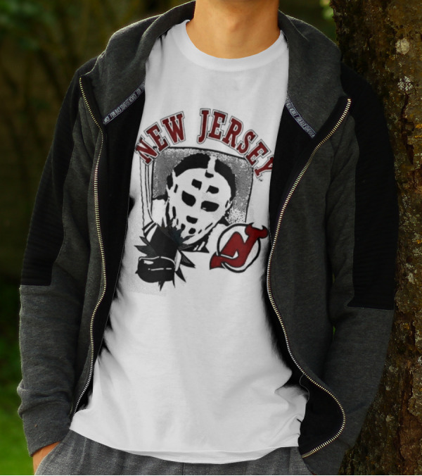 New Jersey Devils Retro Goalie Mask T-Shirt