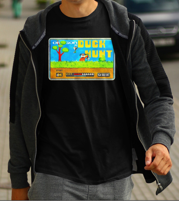 OREGON GAMEDAY DUCK HUNT GO BLUE T-Shirt
