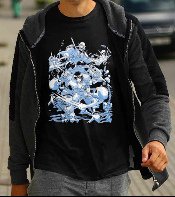 Record Of Lodoss War Party Formed Heroic Fantasy Battle T-Shirt