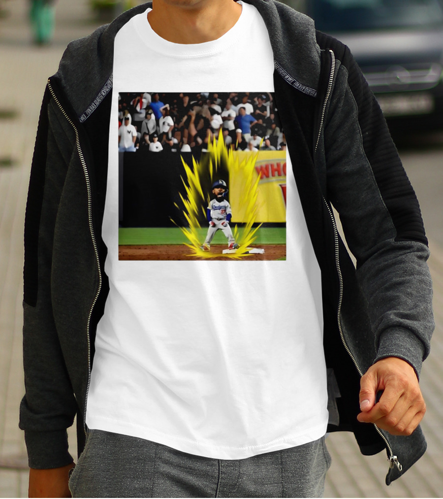 Teoscar Hernández Dodgers Super Saiyan Walk-Off Moment T-Shirt