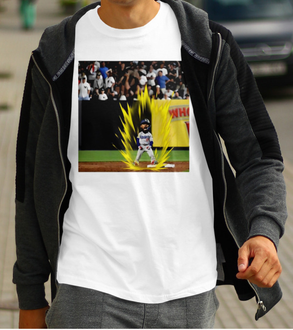 Teoscar Hernández Dodgers Super Saiyan Walk-Off Moment T-Shirt