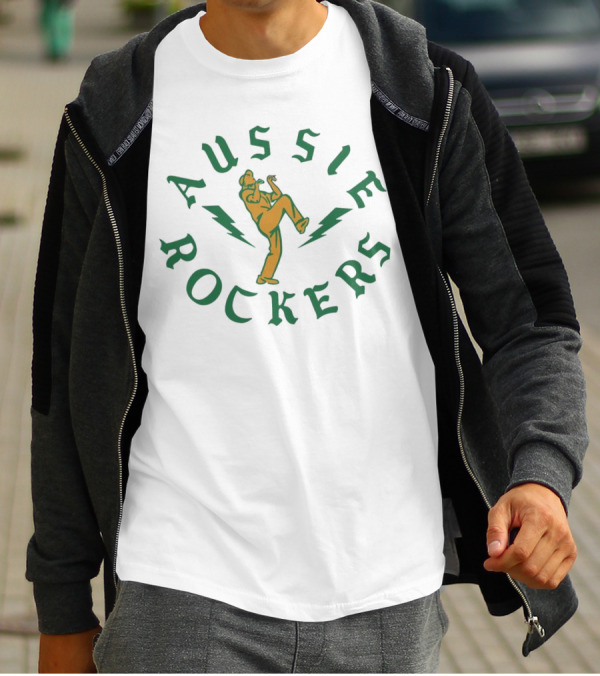 Aussie Rockers Lightning Guitarist T-Shirt