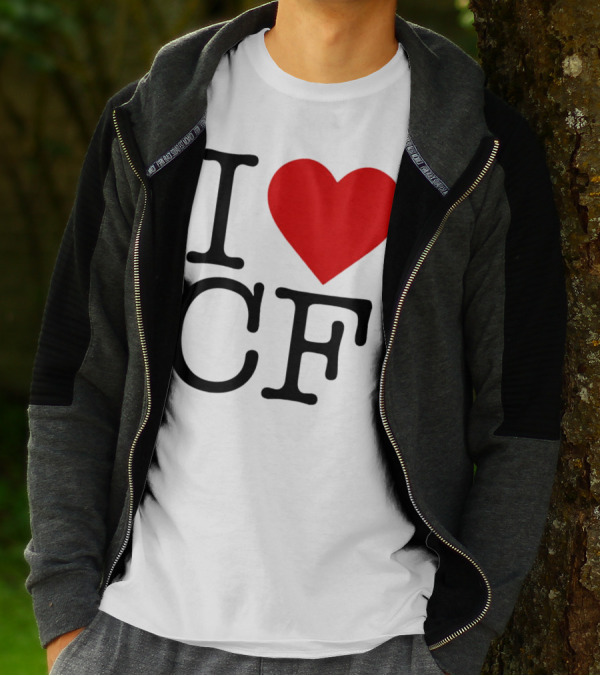I Heart Charlotte Folk CF T-Shirt