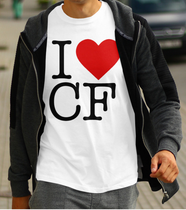 I Heart Charlotte Folk CF T-Shirt