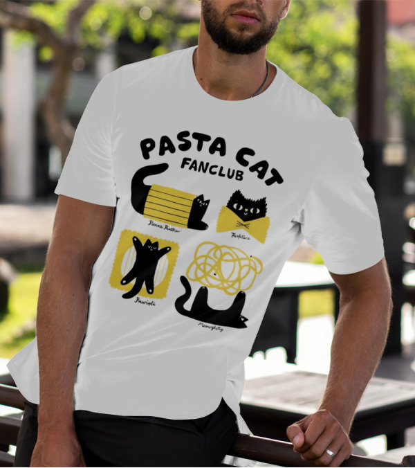 Pasta Cat Fanclub Penne Purrter ZitiFeline Pawrioli Meowgetty T-Shirt