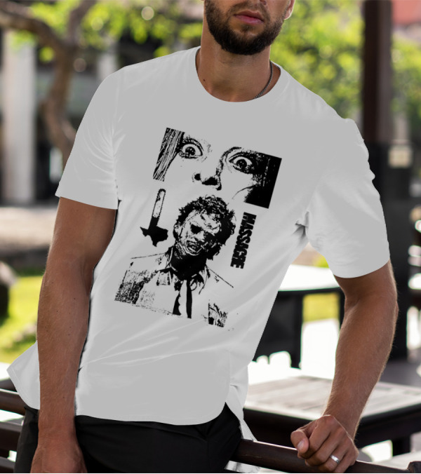 San Antonio Sharpist Texas Chainsaw Massacre Horror Face Knife Texas T-Shirt