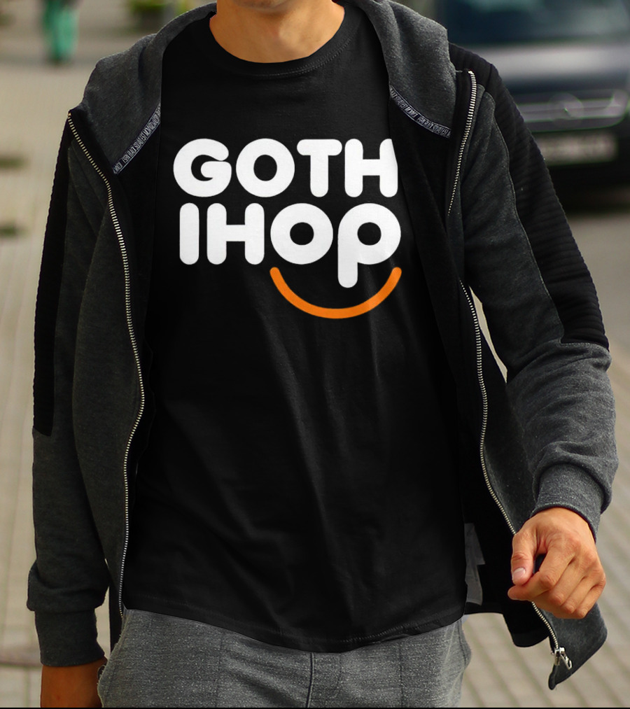 Goth IHOP Merchandise Smile Dark Aesthetic T-Shirt