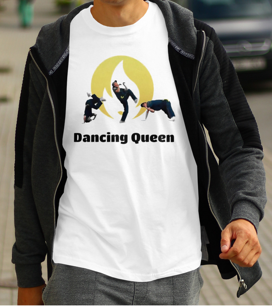 Australia Raygun Dancing Queen Breakdancing Moves T-Shirt
