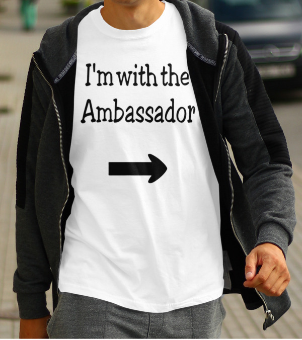 Callista Gingrich I'm With The Ambassador Arrow T-Shirt