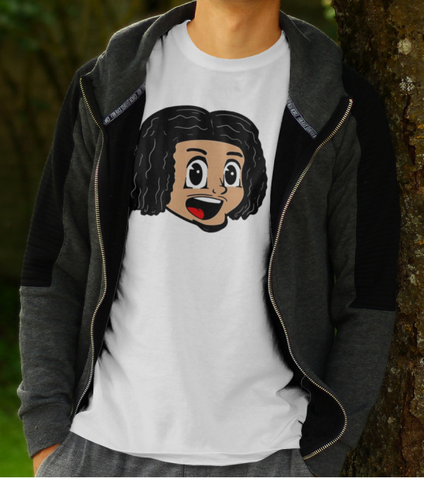Cookiee Wright Cartoon Face Expression T-Shirt