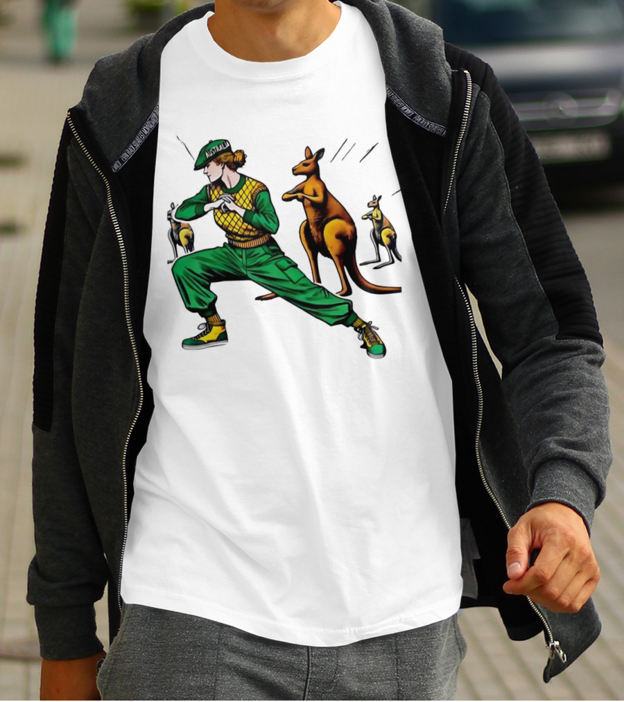 Breakdancing With Kangaroo At Olympics T-Shirt