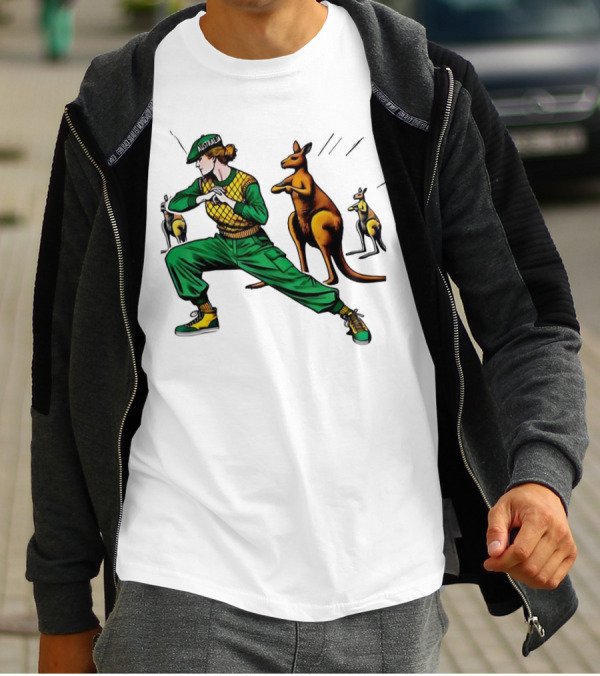 Breakdancing With Kangaroo At Olympics T-Shirt
