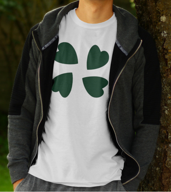 4chan Clover Heart T-Shirt