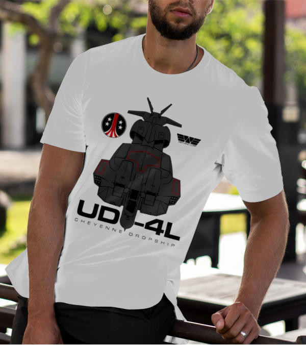 Alien UD-4L Cheyenne Dropship Weyland Yutani Corporation Badge T-Shirt