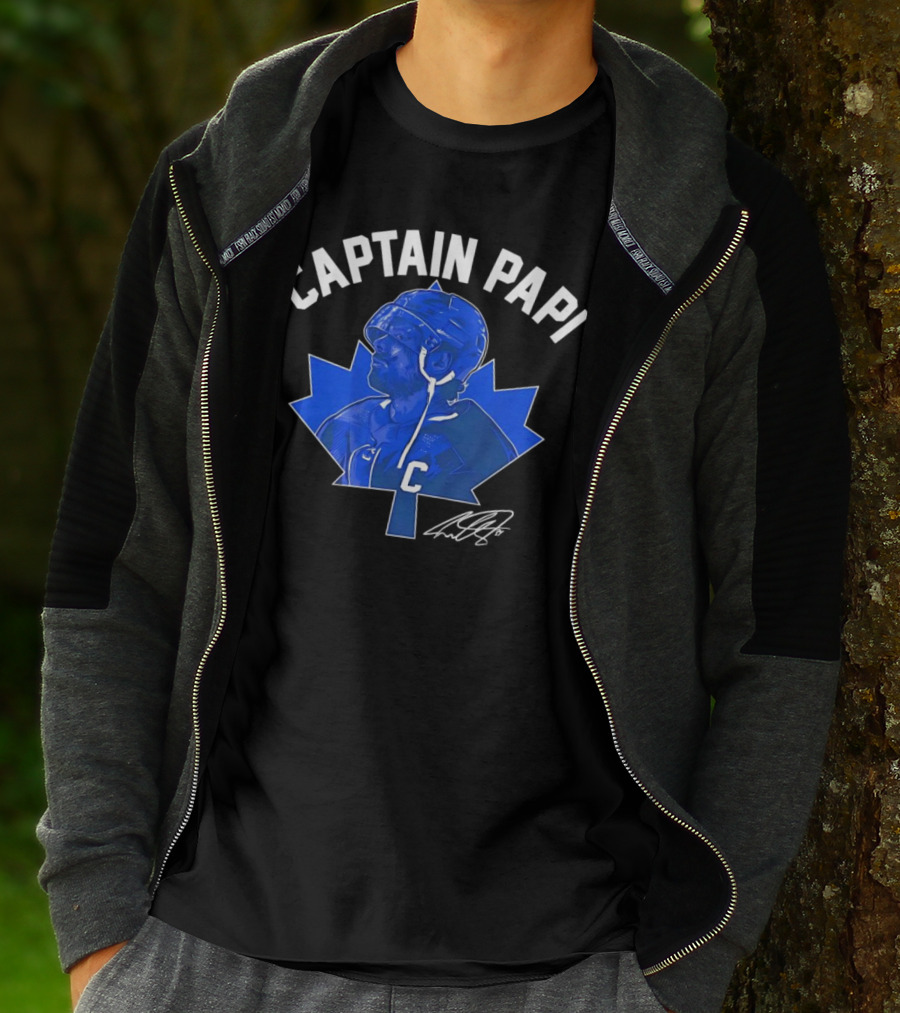 Captain Papi Auston Matthews Toronto Maple Leafs Signature T-Shirt