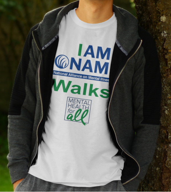 I Am NAMI National Alliance On Mental Illness Walks Mental Health For All T-Shirt