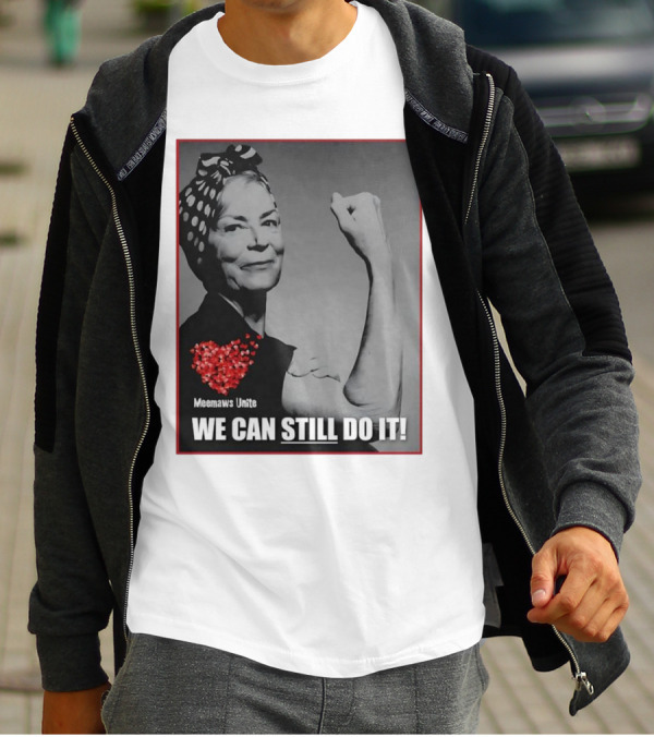 Meemaws Unite We Can Still Do It Polka Dot Bandana Heart T-Shirt